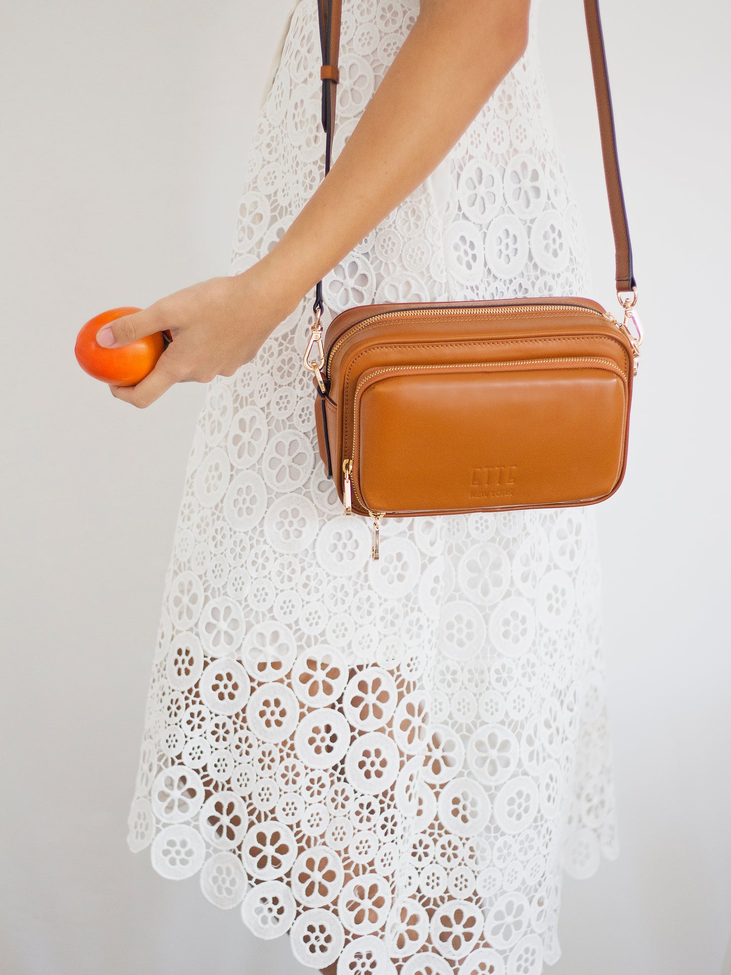 Eclair Crossbody | Cognac